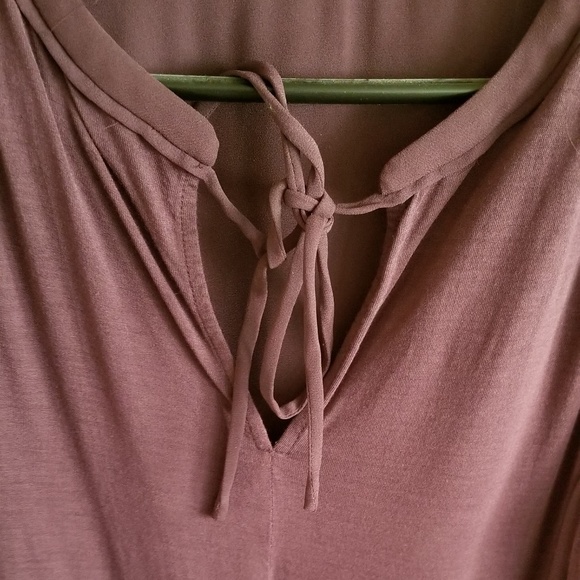 Loft sleeveless purple multi media blouse EUC - Picture 2 of 5